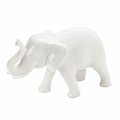 Home Decor Home Decor Sleek White Elephant Figurine 10017028